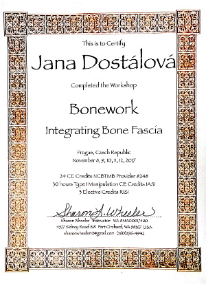  Bonework certifikát