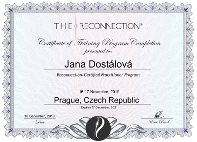 The Reconnection certifikát